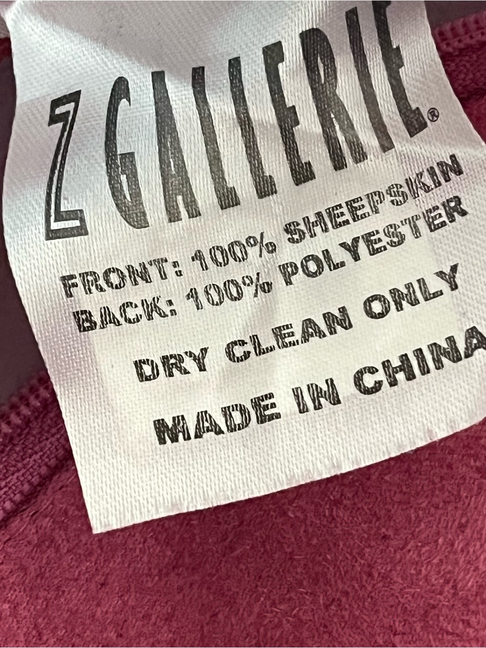 Z Gallerie Genuine Mongolian Lamb Fur Round Pillow Cover 18” Fuchsia Pink Luxury - Picture 7 of 9